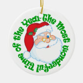 Kinder Personalisiert von Großeltern Keramikornament (Vorne)