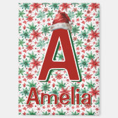 Kinder personalisiert Weihnachten Magnet (Vorderseite)