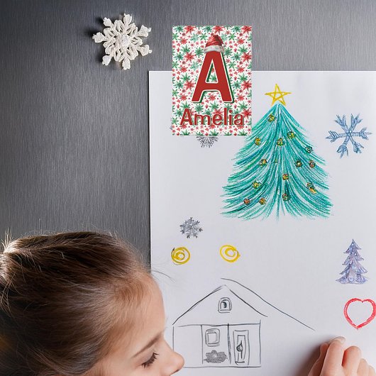Kinder personalisiert Weihnachten Magnet