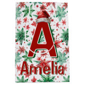 Kinder personalisiert Weihnachten Mittlere Geschenktüte (Vorderseite)