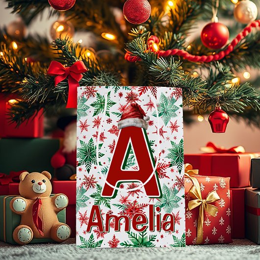 Kinder personalisiert Weihnachten Mittlere Geschenktüte