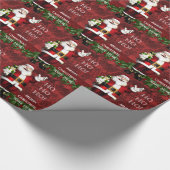 Kinder Personalisiert Weihnachtsgeburten Geschenkpapier (Ecke)