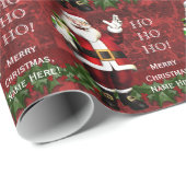 Kinder Personalisiert Weihnachtsgeburten Geschenkpapier (Rolleneckpunkt)