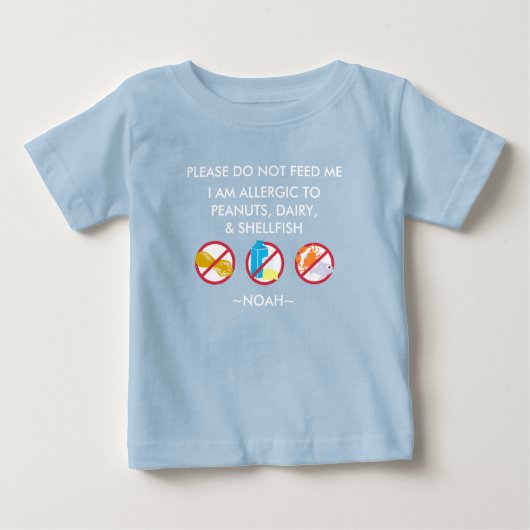 Kinder personalisierte Erdnuss, Ei-u. Baby T-shirt (Vorderseite)