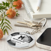 Kinder personalisierte Fußballmannschaft Geschenke Schlüsselanhänger (Vorderseite rechts)