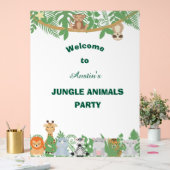 Kinder Personalisierte Jungtiere Begrüßungszeichen Acrylschild (Hochzeit)