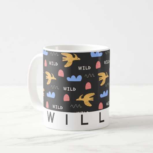 Kinder Personalisierte Tasse (Vorderseite Links)