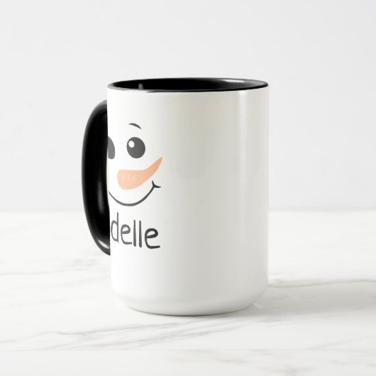 Kinder Personalisierte Weihnachts-Tasse Tasse (Vorderseite Links)
