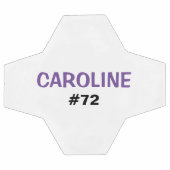 Kinder Personalisierter Name und Jersey Nummer Fußball (Flach)