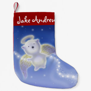 Kinder Personalisierter Weihnachtsbär Strumpf Kleiner Weihnachtsstrumpf