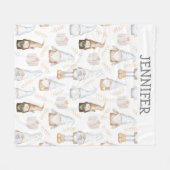 Kinder Personalisiertes Genom Fleecedecke (Vorderseite (Horizontal))