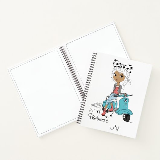 Kinder Personalisiertes Sketch-Notebook Notizblock (Innenseite)