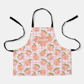 Kinder pfirsichen Personalisierte Schürze, kochen  Schürze (Vorderseite)