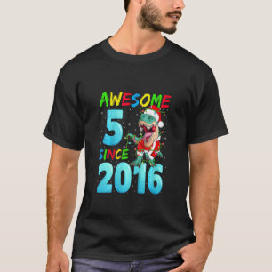 Kinder Phantastisch 5 Seit 2016 Dinosaurier 5. T-Shirt