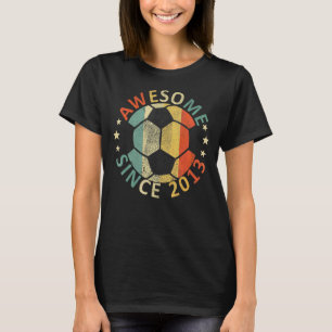 Kinder Phantastisch seit 2013 9. Geburtstag Fußbal T-Shirt