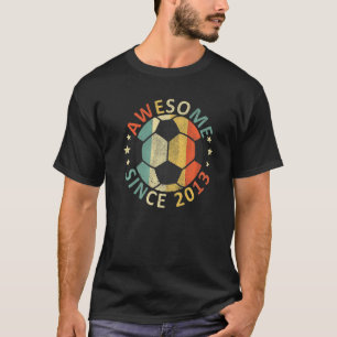 Kinder Phantastisch seit 2013 9. Geburtstag Fußbal T-Shirt