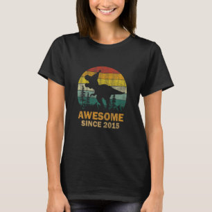 Kinder Phantastisch seit 2015 8 Jahre alter Dinosa T-Shirt