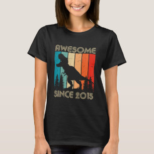 Kinder Phantastisch seit 2015 Dinosaurier Rex 7 Ja T-Shirt