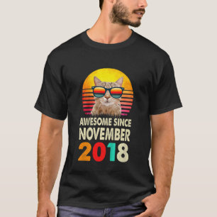 Kinder Phantastisch seit November 2018 4. Geburtst T-Shirt