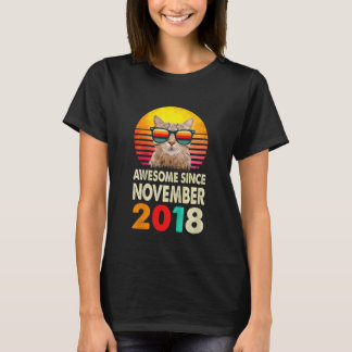 Kinder Phantastisch seit November 2018 4. Geburtst T-Shirt