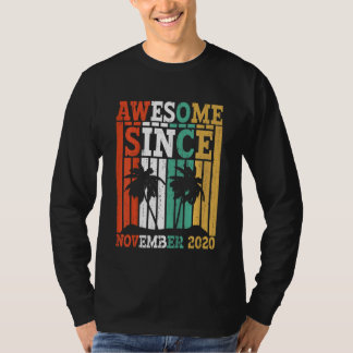 Kinder Phantastisch seit November 2020 Retro Vinta T-Shirt