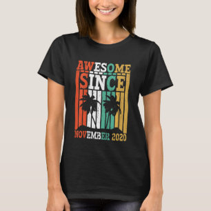 Kinder Phantastisch seit November 2020 Retro Vinta T-Shirt
