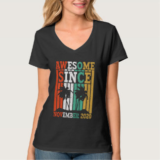 Kinder Phantastisch seit November 2020 Retro Vinta T-Shirt