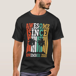 Kinder Phantastisch seit November 2020 Retro Vinta T-Shirt