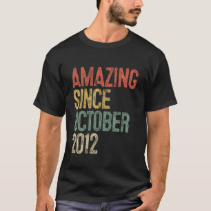 Kinder Phantastisch seit Oktober 2012 8. Geburtsta T-Shirt