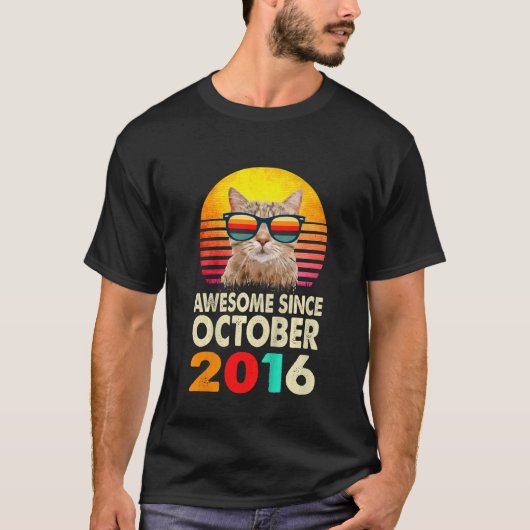 Kinder Phantastisch seit Oktober 2016 6. Geburtsta T-Shirt (Vorderseite)