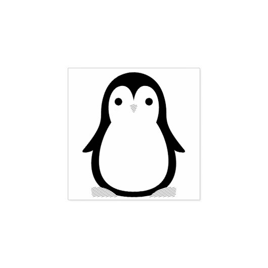 Kinder Pinguin Niedlich Gummistempel (Prägung)