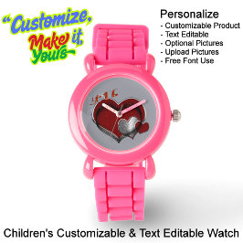 Kinder Pink Silicone sehen graue Gesichter Armbanduhr