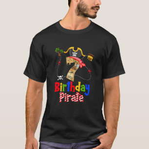 Kinder Pirate 7. Geburtstag Dekorationen Kinder Ju T-Shirt