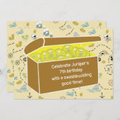 Kinder Pirate Geburtstagsparty (Vorne/Hinten)