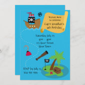 Kinder-Piratenpartei Einladung (Vorne/Hinten)