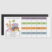 KINDER-PLAN/TIMETABLE-Rewards-Diagramm MAGNET (Vorne/Hinten)