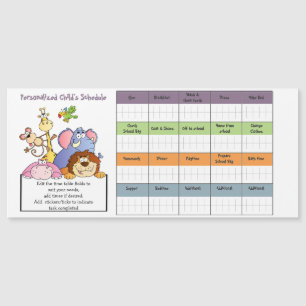 KINDER-PLAN/TIMETABLE-Rewards-Diagramm MAGNET