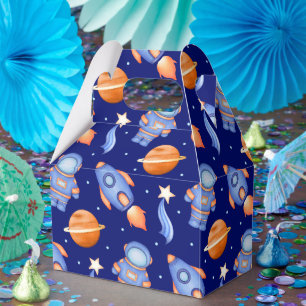 Kinder Planeten Raumschiff & Astronaut Geschenkschachtel