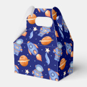 Kinder Planeten Raumschiff & Astronaut Geschenkschachtel (Vorderseite)