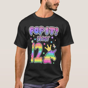 Kinder Pop Es 12. Geburtstag Mädchen Jungen 12 Jah T-Shirt