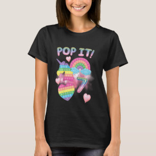 Kinder Pop Es 7. Geburtstag Mädchen 7 Jahre alt Ei T-Shirt