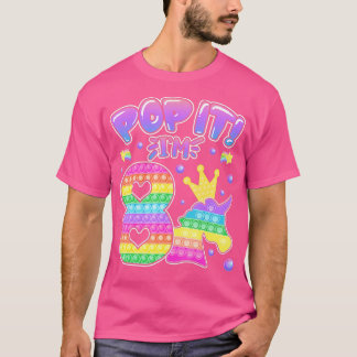 Kinder Pop Es 8. Geburtstag Mädchen Jungen 8 Jahre T-Shirt