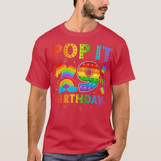 Kinder Pop es 9. Geburtstag 9 Jahre Party für T-Shirt