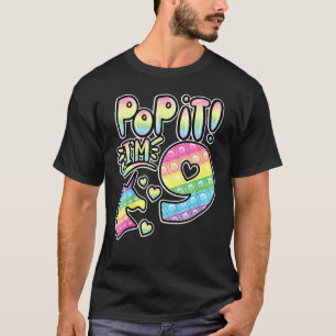 Kinder Pop Es 9. Geburtstag Mädchen Jungen 9 Jahre T-Shirt