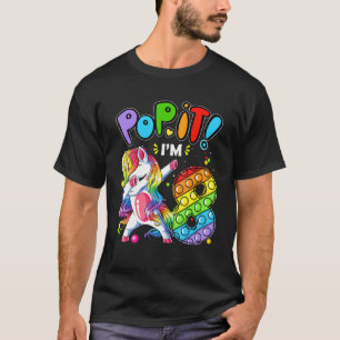 Kinder Pop Ich bin 8 Jahre alt 8. Geburtstag Mädch T-Shirt
