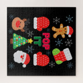 Kinder Pop Weihnachtsblase Weihnachtsbaum Puzzle (Horizontal)