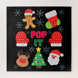 Kinder Pop Weihnachtsblase Weihnachtsbaum Puzzle