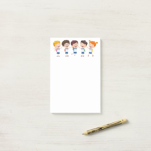 Kinder Postit Notes Post-it Klebezettel (Auf Schreibtisch)