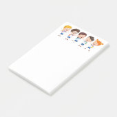 Kinder Postit Notes Post-it Klebezettel (angewinkelt)