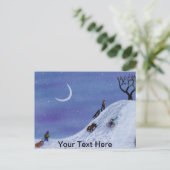 Kinder Postkarte (Stehend Vorderseite)